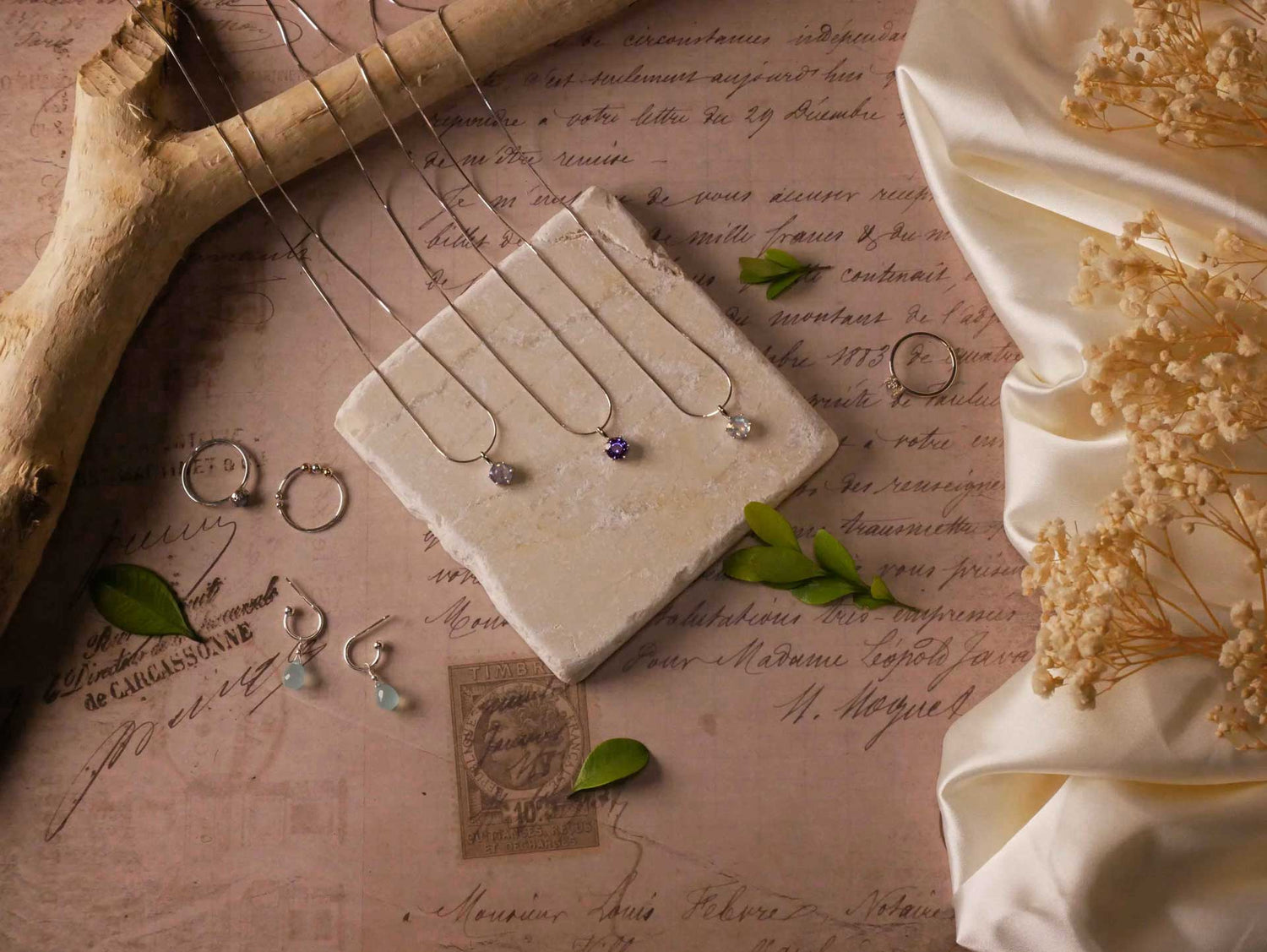 dainty natural gemstone jewelry timeless sterling silver